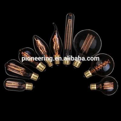 Wholesale Price A19 G80 G95 ST64 E26 E27 Edison Filament Bulb 25W 40W 60W